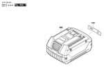 Bosch 1 607 A35 014 GBA 18V 6,0Ah M-C Battery Pack Spare Parts